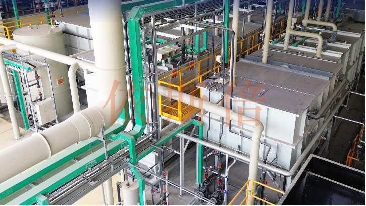 電鍍廠重金屬?gòu)U水處理回用工藝