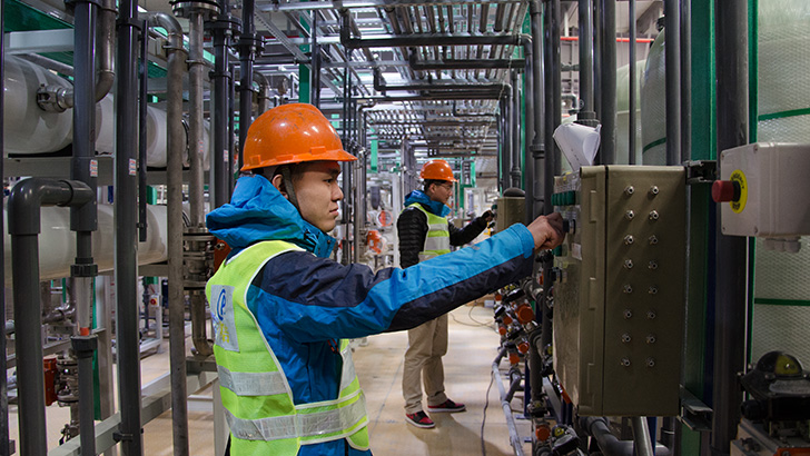 電子半導體工業廢水處理方法